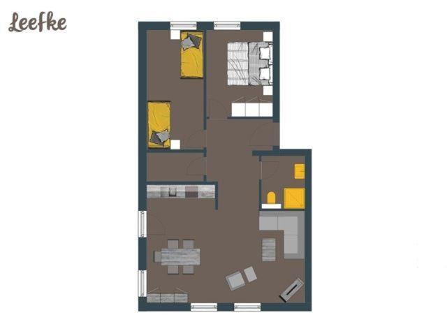 Apartament Leefke Goting Zewnętrze zdjęcie